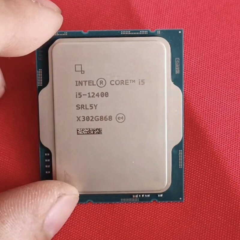 I5 12400 spare parts CPU computer processor 6 cores 12 threads support mainboard H610\B660 applicable