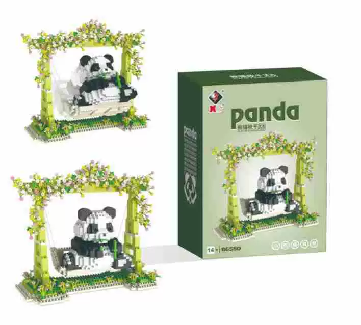 Building Block Panda Set (Lego) — Mini collectible figures, multi-style options