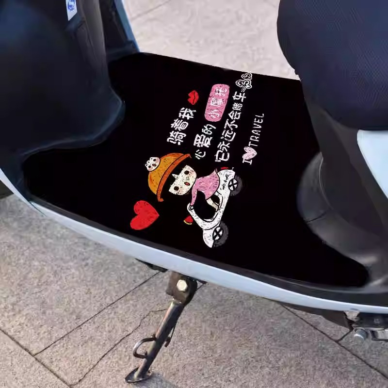 Electric Vehicle Floor Mats, Universal Waterproof Battery Vehicle Floor Mats, Can Be Freely Cut, Anti-Slip Mats, Stain-Resistant and Easy to Care for Pedal Mats