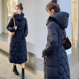羽绒棉服女中长款2026年新款爆款时尚韩版设计感冬季加厚棉衣过膝
