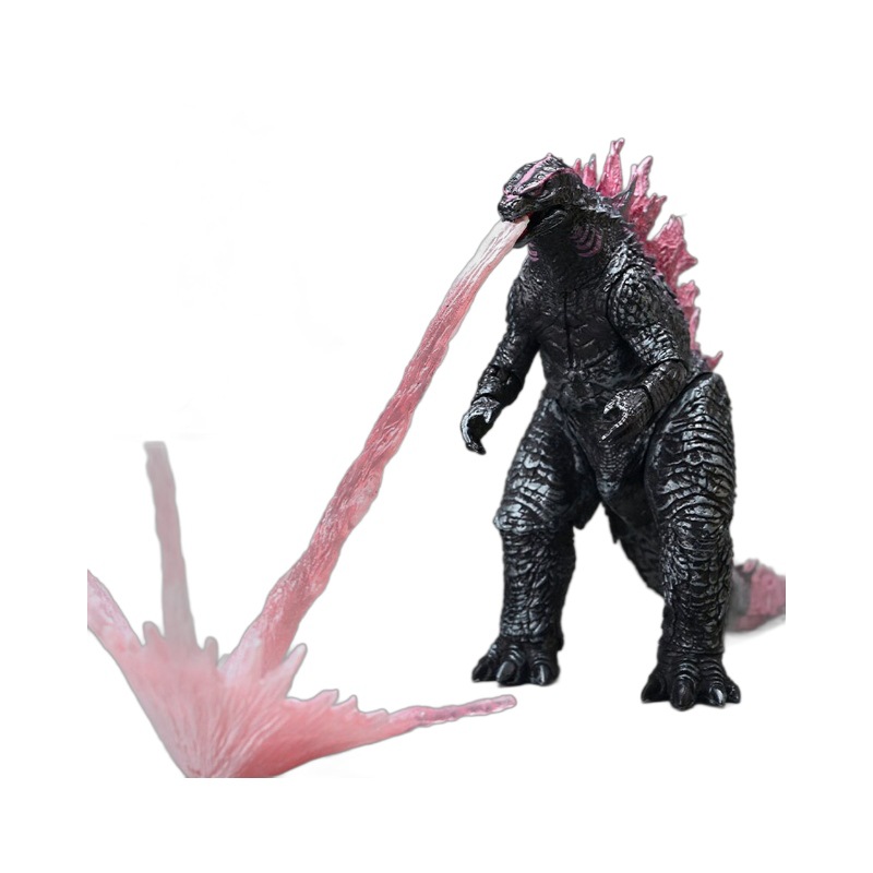 Godzilla vs King Kong móvil modelo hecho a mano NECA2019 GE JILA monstruo energía nuclear Jet caja de juguete