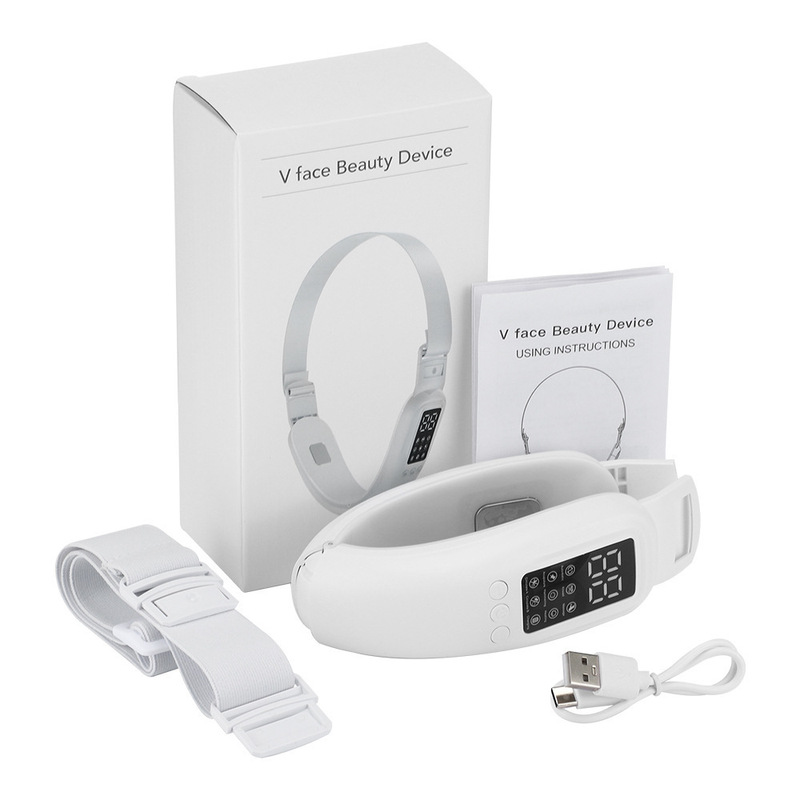 Cross-Border Intelligent Vibration Massage V-Face Instrument, Nasolabial Fold Shaping, Ems Microcurrent, Mandibular Masseter, Facial Beauty God