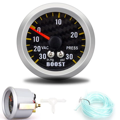 automobile instrument 52mm carbon surface water temperature - booster-gauge-psi