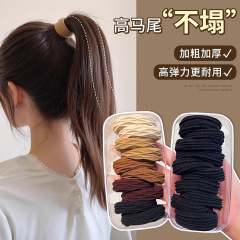 高马尾不塌头绳发圈女2025新款高端发绳皮筋高弹力耐用扎头发发饰