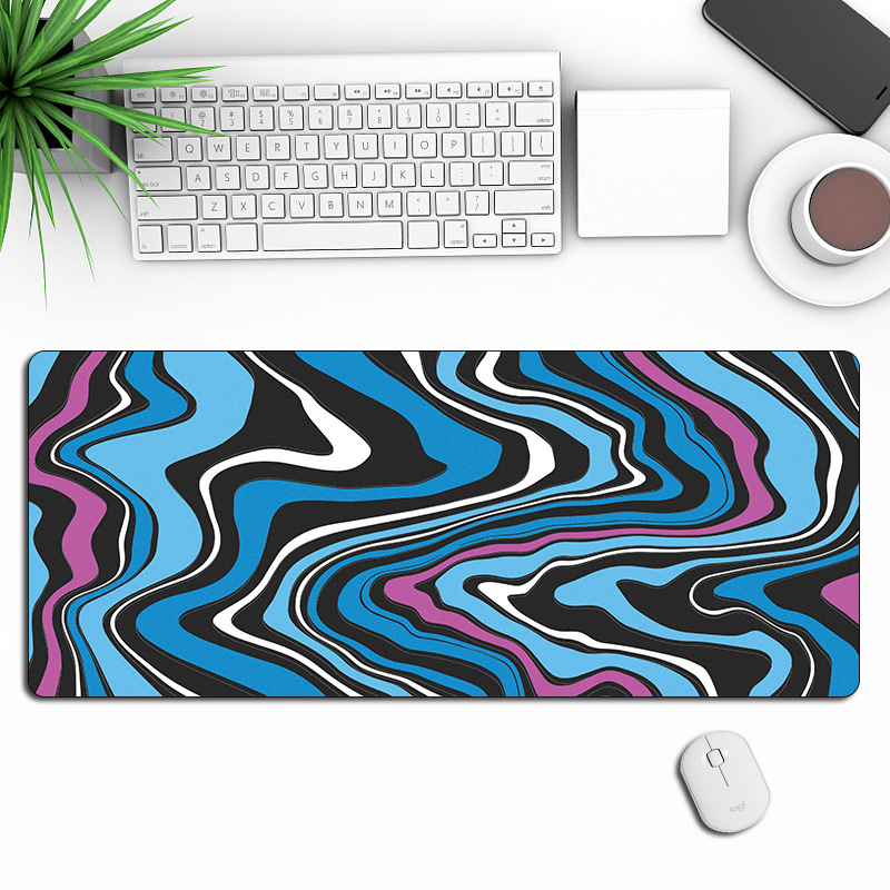 Alfombrilla de ratón de textura japonesa abstracta al por mayor regalo publicitario deportes electrónicos fabricante de alfombrillas de mesa grande alfombrilla de ratón mousepad
