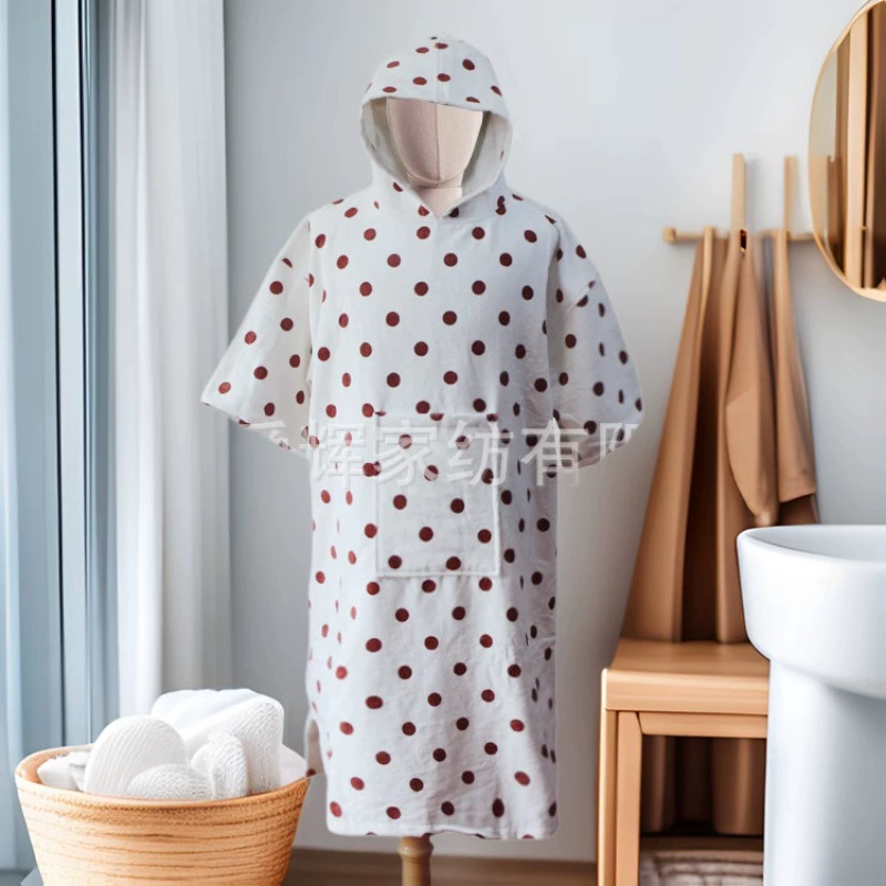 Хлопок плащ халат с принтом серфинг плащ пляжный плащ халат с капюшоном