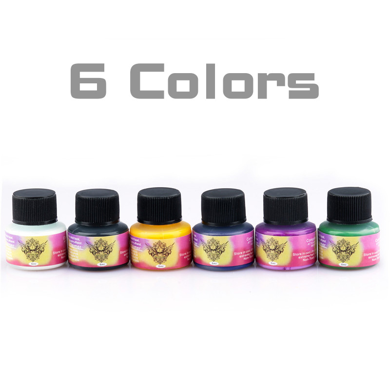 La tinta del tatuaje del pigmento de la práctica del tatuaje de la venta caliente transfronteriza integró la pintura de la aguja 5ml pequeña tinta de la práctica de la niebla del Diablo