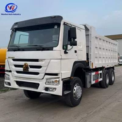 HOWO 6×4 dump truck with 371 to 430 horsepower options, available as used/refurbished/new HOWO ten-wheel dump truck (Yük maşınları)