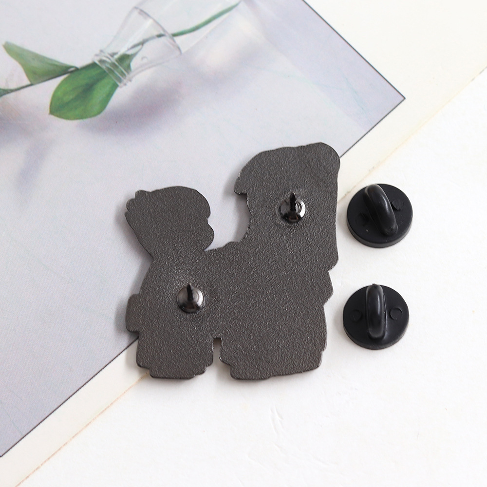 Cute Anime Couple Gold Stone Furry Enamel Pin Pharmacist Diary Inspiration Badge Fan Gift Accessories