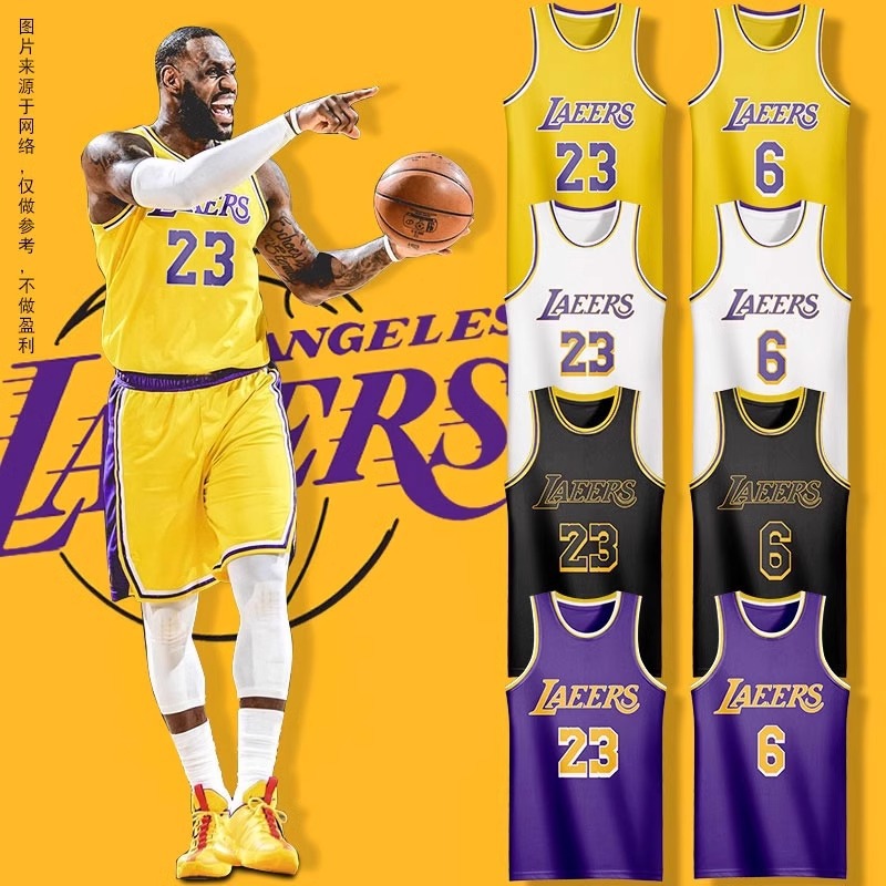 James jersey No. 23 Doncic 77 Kobe jersey No. 24 team uniform printed children's basketball uniform suit men and women
