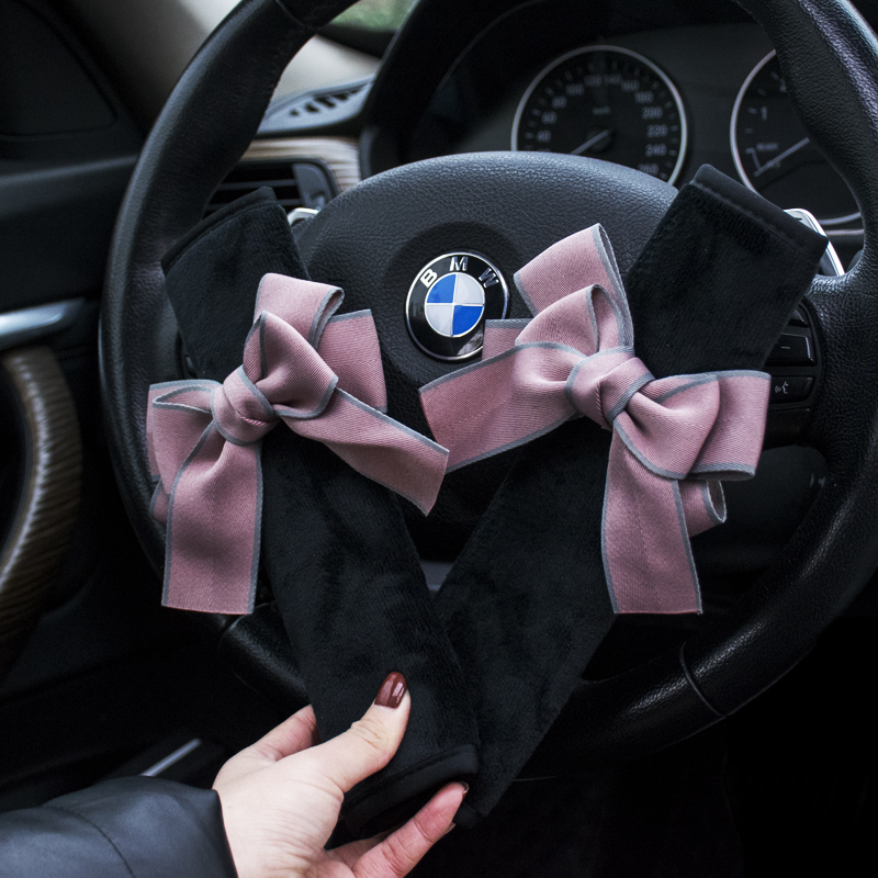 7#핑크 리본 - 어깨 패드 [쌍]