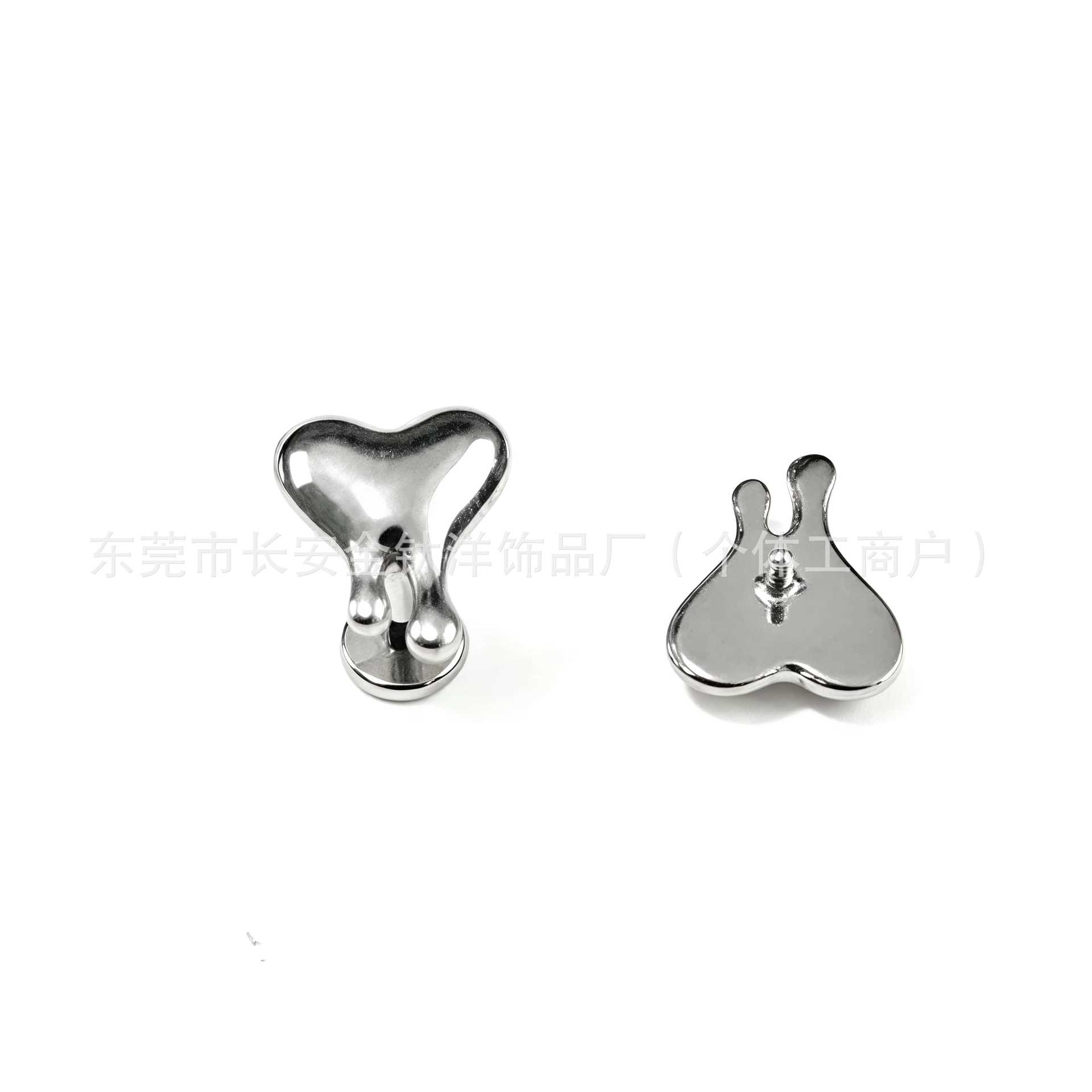 Pointed titanium steel lip stud product view