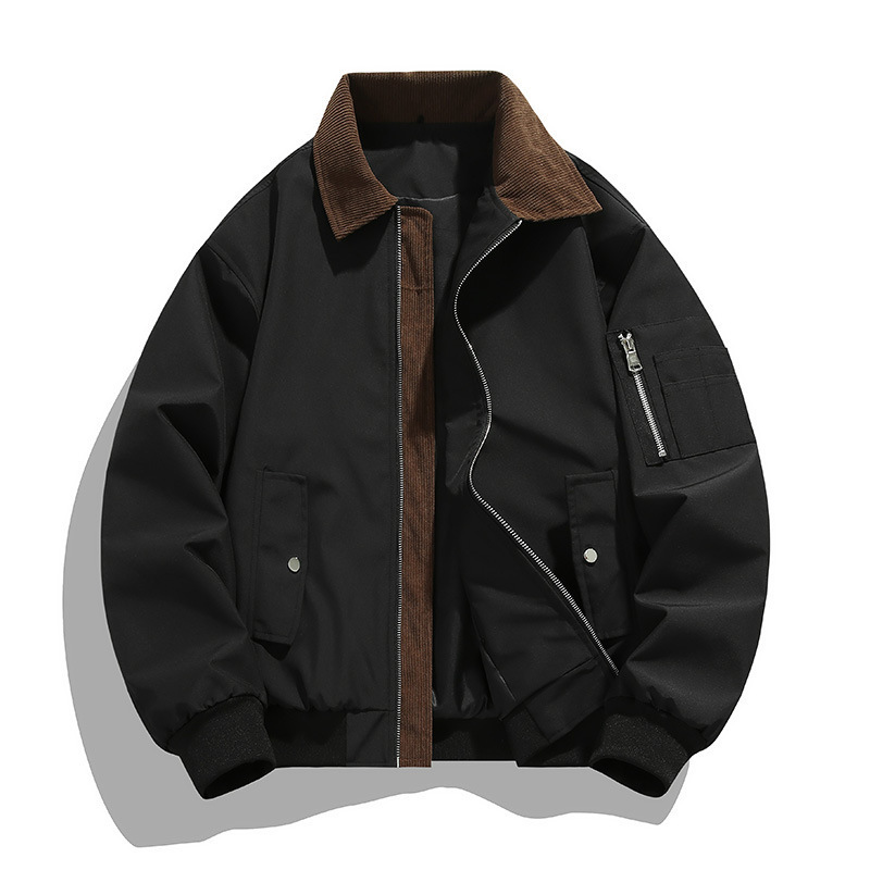 Tiktok Trending Spring and Autumn Lapel Jacket Men's New Casual Sports Coat Thin Workwear Top Men Tiktok Trending Spring and Autumn Lapel Jacket Men's New Casual Sports Coat Thin Workwear Top Men