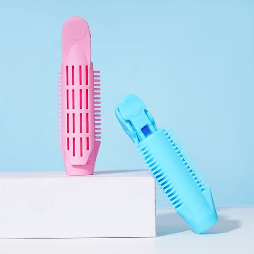 Air bangs clips, hair root volume clips, hair roller for styling, trendy lazy hair waves, curly hair root roller pad