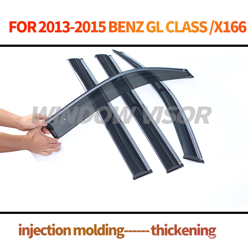 Suitable for Mercedes-Benz GL-class rain shield Benz GL Class X166 2013-2015Window visor