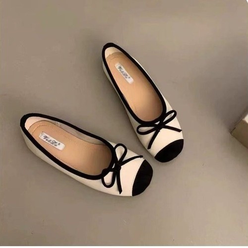 Gentle ballet flat shoes, French candy soft sole, silver new Chinese style red single shoes, autumn small Shouchang wind women's shoes