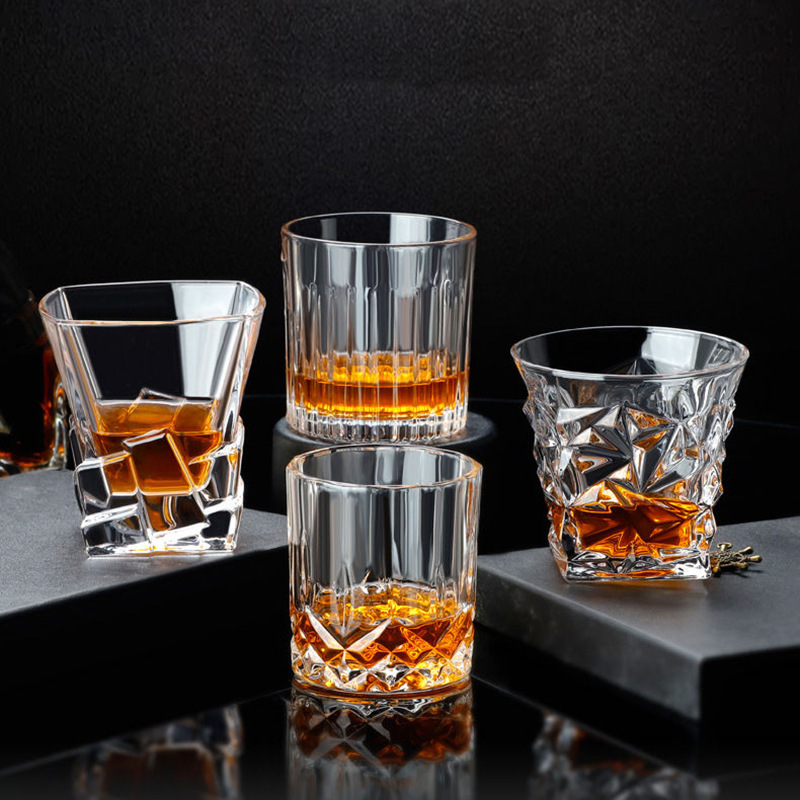 Amazon cristal whisky vidrio de vino extranjero vidrio de cerveza vidrio de agua creativo espíritus vidrio de gama alta vino conjunto traje