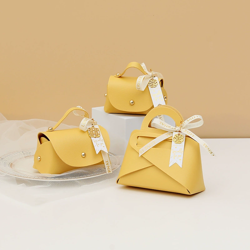 Европейский стиль Креативная свадьба Hi Sugar Box Cortex INS Wind Titan Sugar Bag Wedding Smart Gift Candy Gift Box