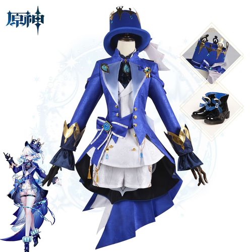 Original God cos service Fukalos cosplay women's water god Fontaine two-dimensional female full game c-service suit