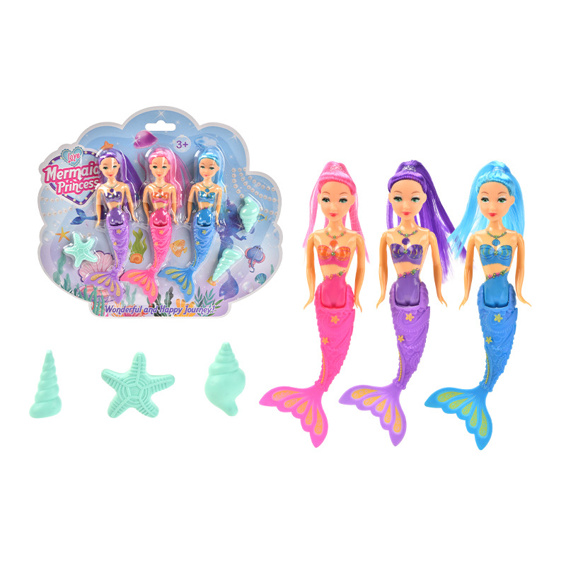 Nuevos juguetes de buceo de verano transfronterizo para niños, entrenamiento en la piscina, agua, cabello corto negro, sirena, buceo, puerta de serpiente