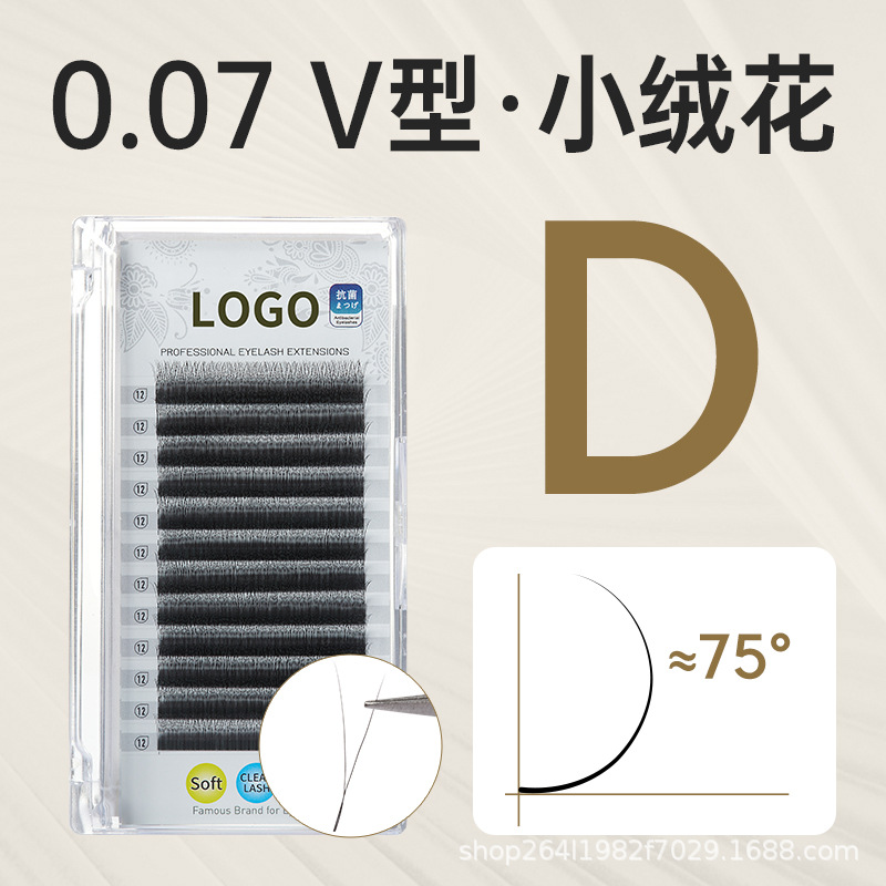 Fabricantes de flores de veludo pequeño trolevo de cuatro hojas injerto transfronterizo pestañas falsas 3D4D5D super suave tienda de pestañas especiales