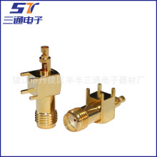 【厂家直供】SMA-KW1.13/KW178多种规格 弯式母头射频同轴连接器