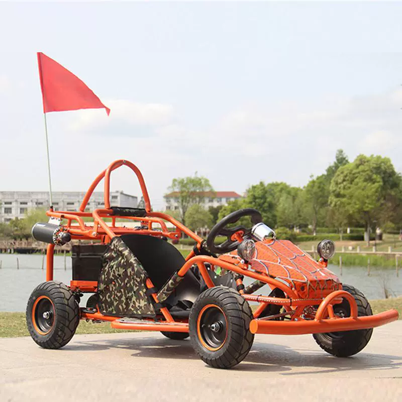 Фабрика прямых продаж паук Kart Raceway, детская площадка, одиночная двойная электрическая бензиновая стальная труба, четырехколесный квадроцикл