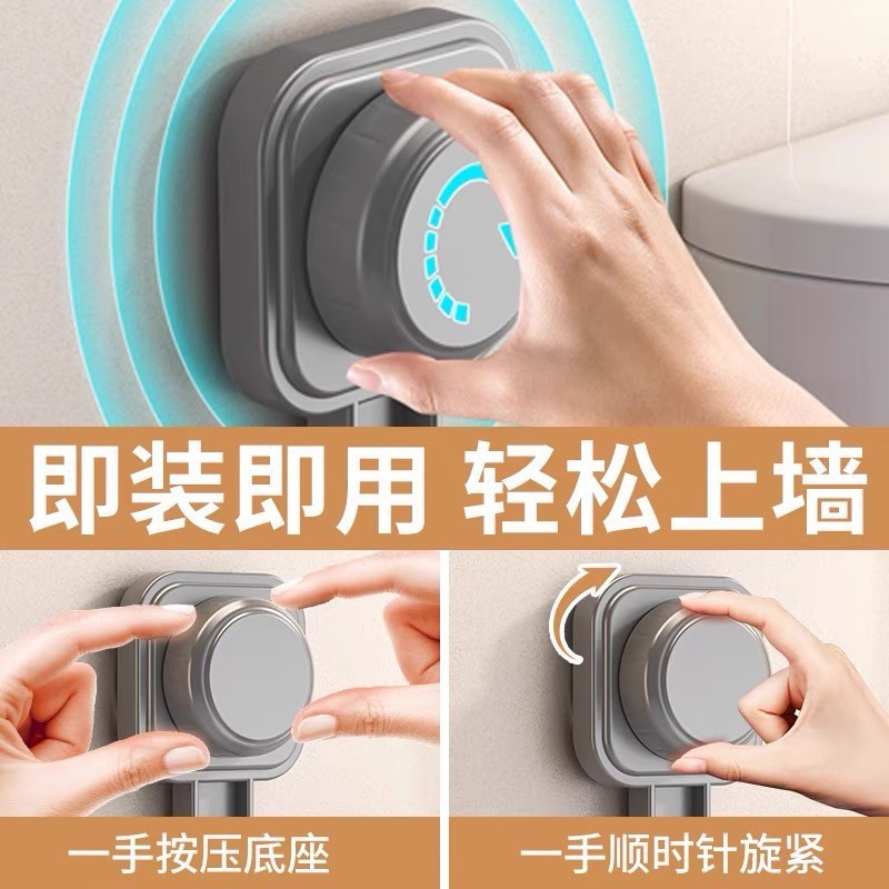 吸盘家用高档沥水肥皂架香皂盒浴室卫生间壁挂式双层免打孔置物架|undefined