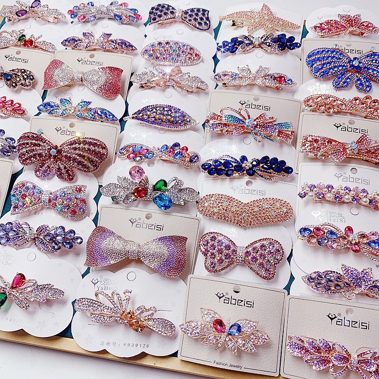 High-end hairpin with zircon
