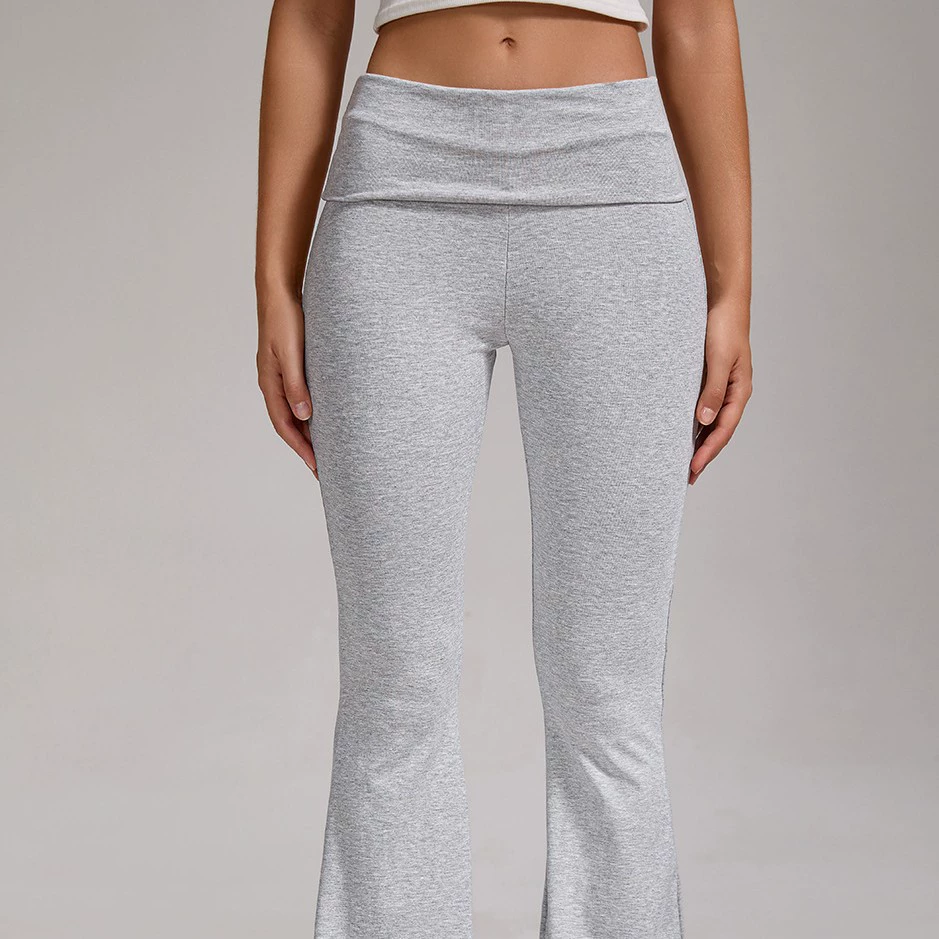 Расклешенные брюки для отдыха, спортивный костюм для йоги, европейский стиль