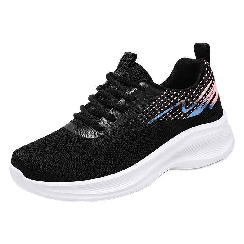 Zapatos de mujer 2026, nuevos zapatos deportivos de primavera, venta directa de fábrica, suela suave, cómodos, transpirables, para comercio exterior, zapatos deportivos transpirables para mujer