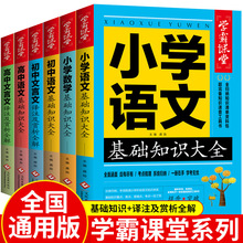 学霸课堂小学初中高中语文基础知识大全6册译注及赏析全解