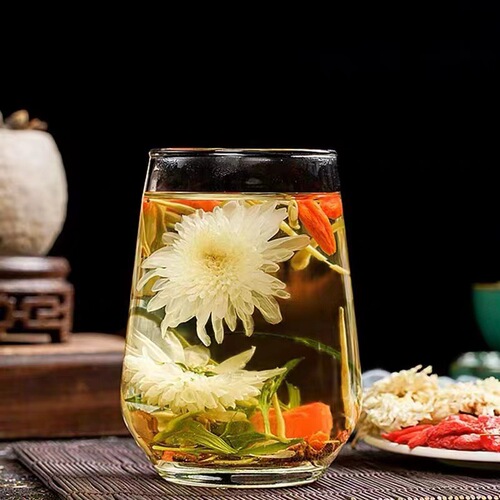 Bamboo leaf, honeysuckle, chrysanthemum tea, cassia seed tea, green fire-removing hot water, soak in water to drink, anti-heat fire-fighting tea, licorice tea to stay up late