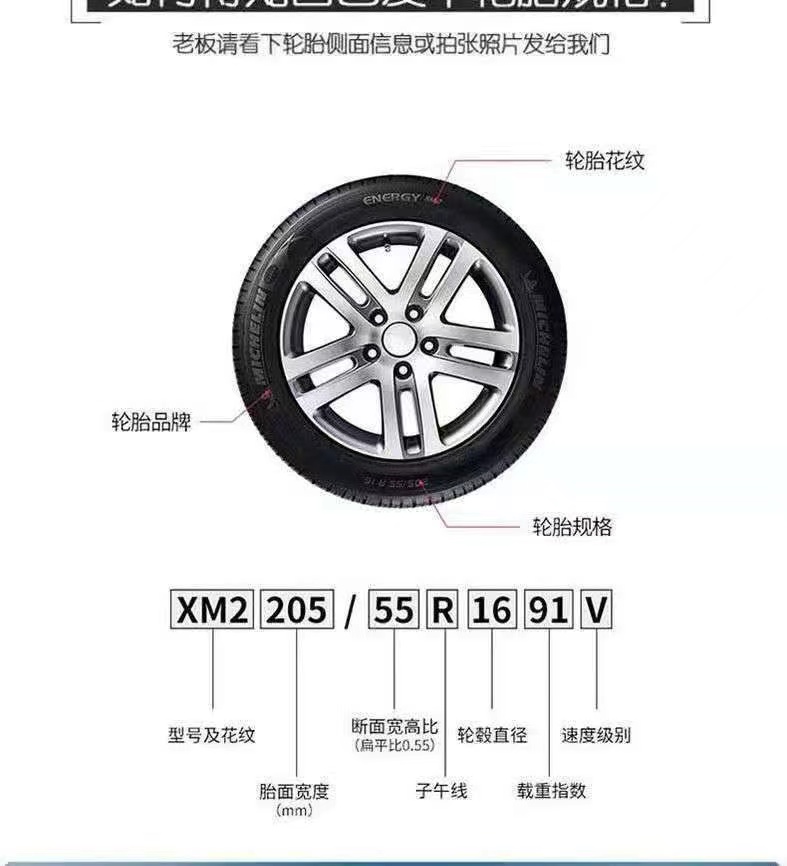 Michelin Silent Anti-Explosion Tire 225 235 245 255/35/40/45/50/55R17R18R19R 20inch