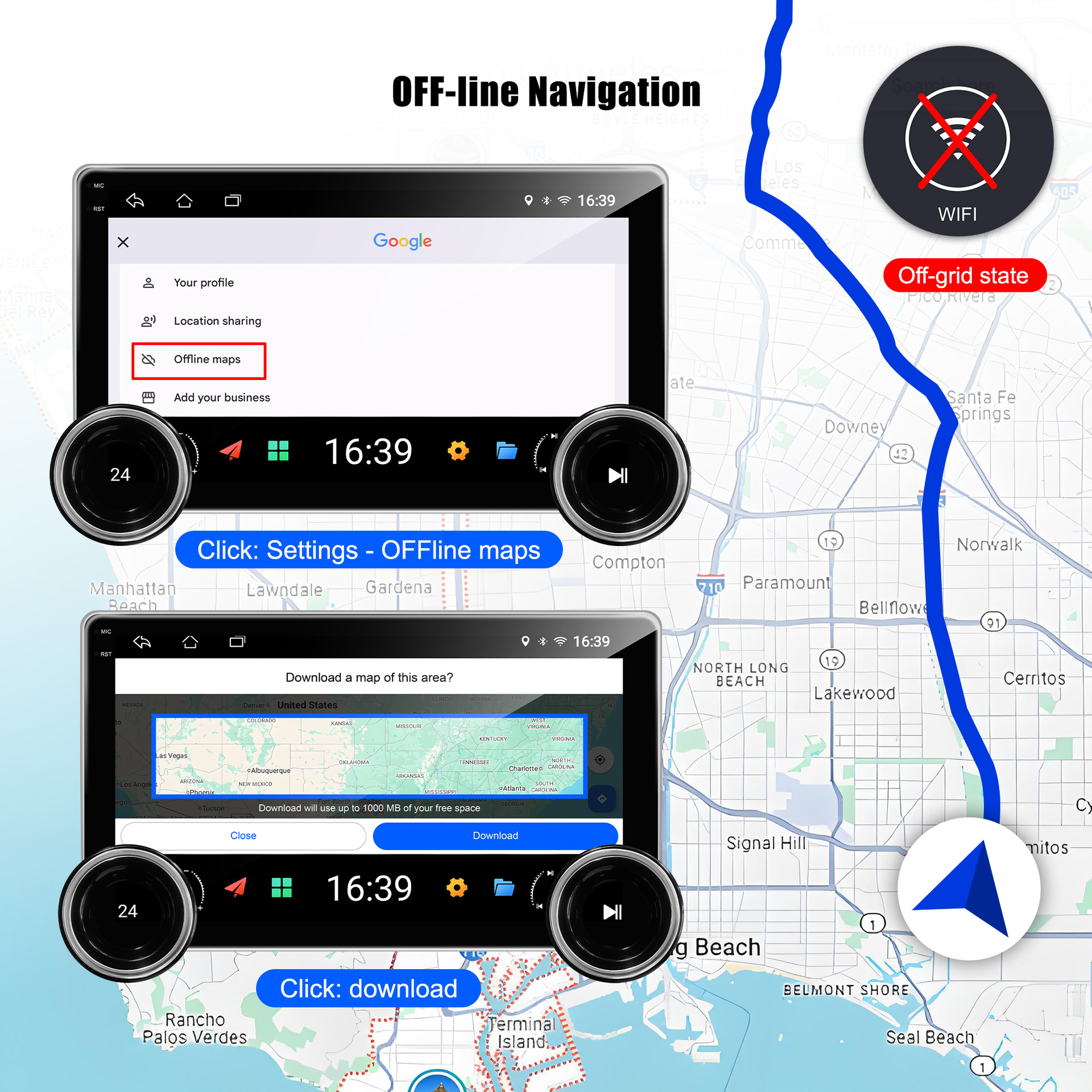 Cross-Border 10.1inch Dual-Knob Car Navigation Mp5 Player Wireless Carplay Car Android Navigator