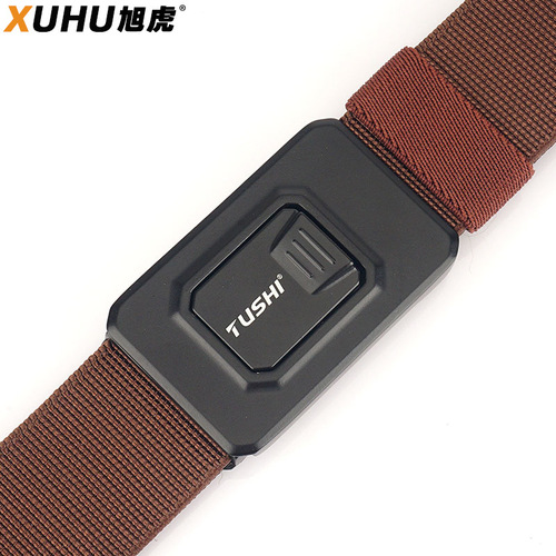 New tactical belt nylon workwear aluminum alloy buckle quick-drying pants belt outdoor canvas training inner belt wholesale