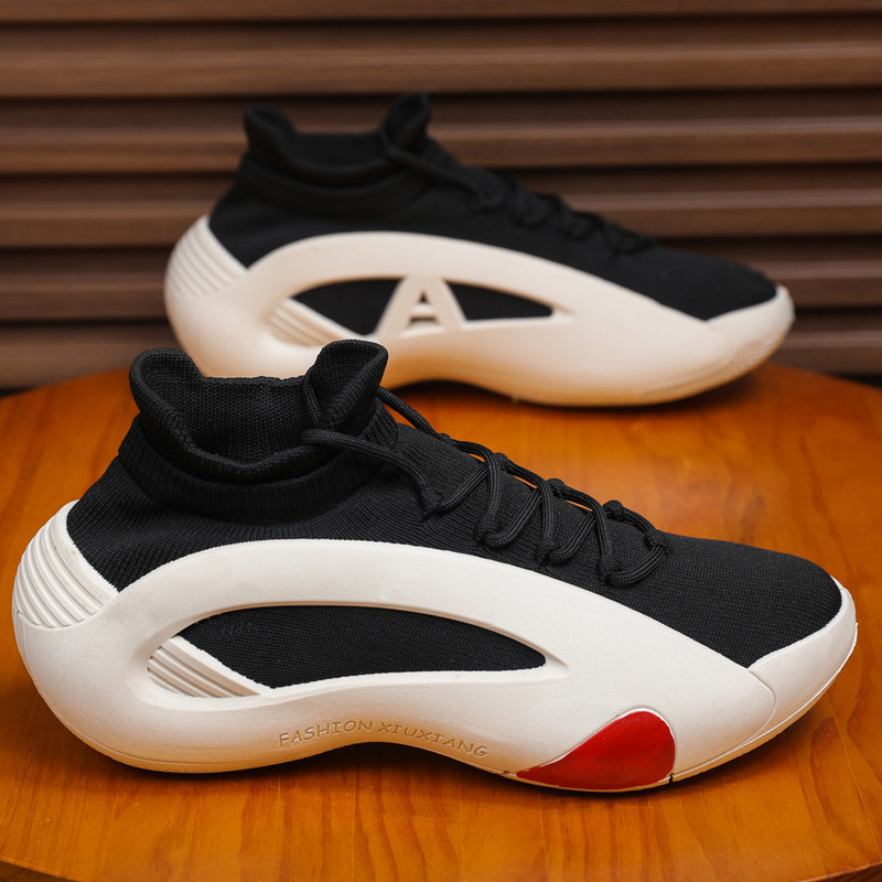Men's Sports Shoes 2025 Autumn New Men's Shoes Fly Woven Breathable Casual Running Shoes Cross-Border Wholesale Men's Shoes Men's Sports Shoes 2025 Autumn New Men's Shoes Fly Woven Breathable Casual Running Shoes Cross-Border Wholesale Men's Shoes
