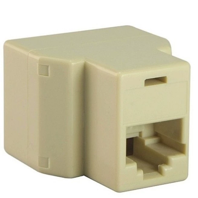RJ45 CAT5/6 порт Ethernet кабеля 1 в 2 переходник-коннектор для ПК