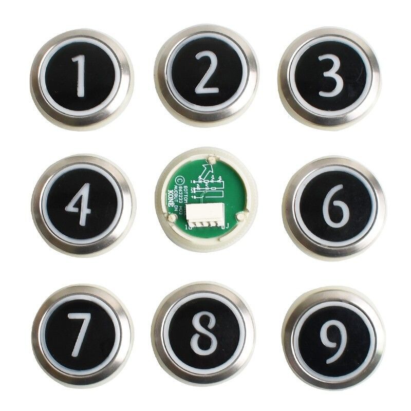 通力ボタンエレベータ字kds300 50円形デジタル外呼ステンレス巨人通力パッチボタン|undefined