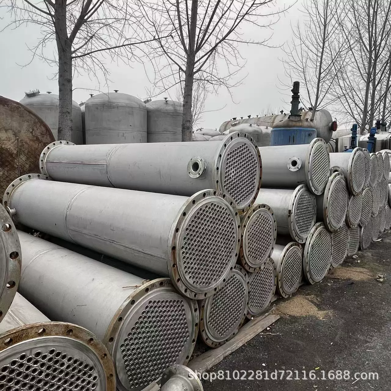 Конденсатор из труб из нержавеющей стали 316, теплообменник из титановых труб из нержавеющей стали 304, химическое фармацевтическое оборудование