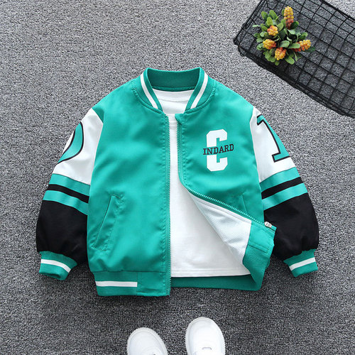 Boys' Jackets Spring and Autumn Korean Style Medium and Large Children's Clothing Boys' Jackets Sportswear 2024 Spring New Children's Tops