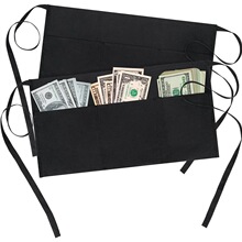 F 64515 Black Apron with Large Pockets ��ɫΧȹ ŷ���羳