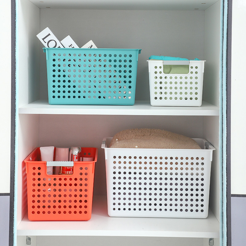 婴儿玩具收纳筐零食杂物收纳箱玩具整理厨房橱柜篮子桌面置物箱
