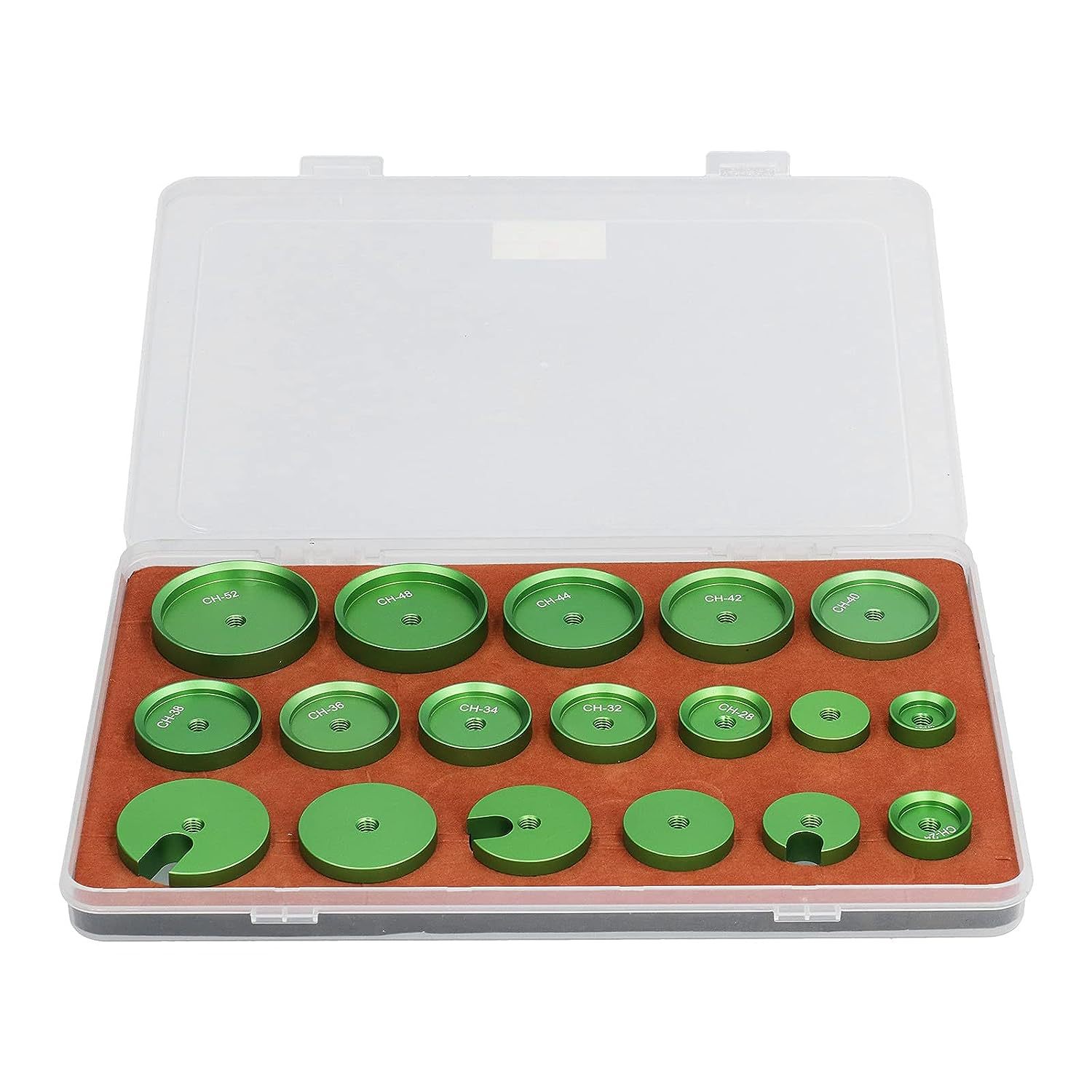 修表工具 手表压盖机模具 18粒装金属压盖机模具18粒金属铝制压模