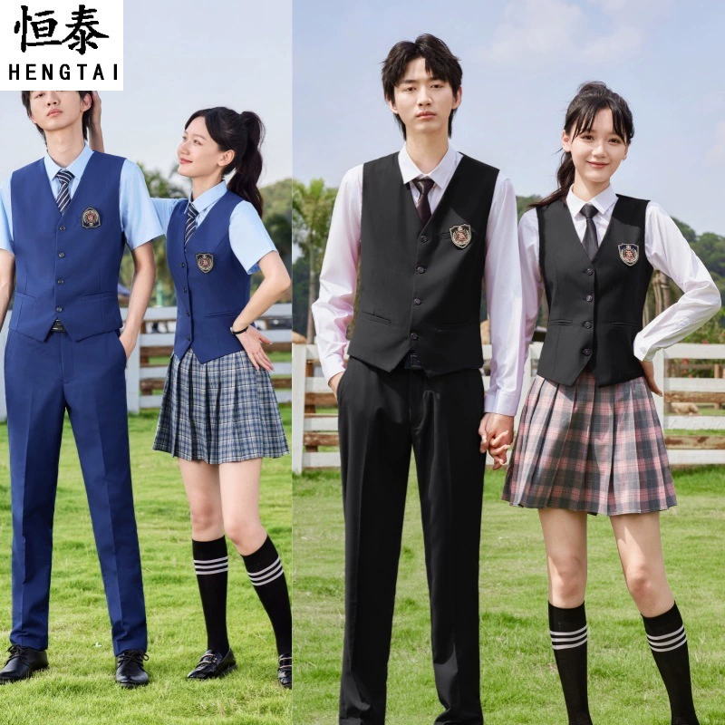 Униформа JK в студенческом стиле, мужской и женский Профессиональный жилет, плиссированная юбка, студенческий наряд в университетском стиле, Бильярд, помощник преподавателя, Рабочая форма, партия