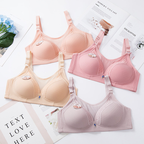 Factory direct supply tube top bra, large size, thin, no rims, push-up side breasts, anti-exposure, full cup bra