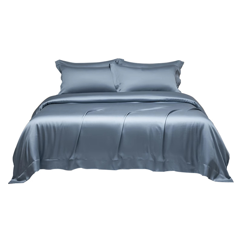 Verano 100% Tensi Juego de cuatro piezas Ropa de cama de verano de lujo ligero Funda de edredón Ropa de cama de tres piezas Ropa de cama