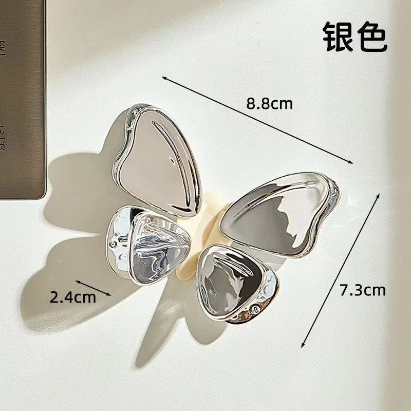 蝴蝶磁吸封口夹食品袋夹子创意冰箱贴家用零食夹食物防潮密封夹子|undefined