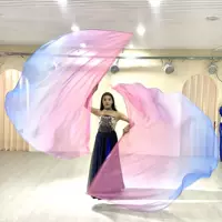 Новый флаг, реквизит для танцевального лидера, костюмы для выступлений, градиентный флаг, многоцветный флаг, телескопическая палка, аксессуары для танцев