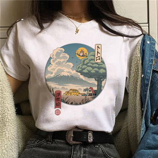 90s Totoro T Shirt Harajuku Kawaii Women Ullzang Sprited Awa